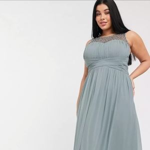 Asos plus embellished top maxi dress